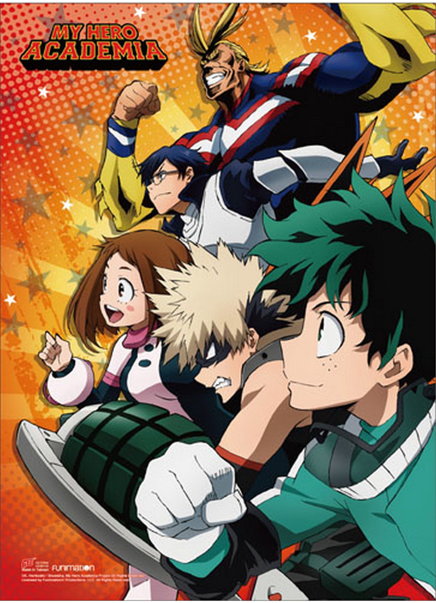 My Hero Academia - Group 2 Wall Scroll 31"W x 43"H