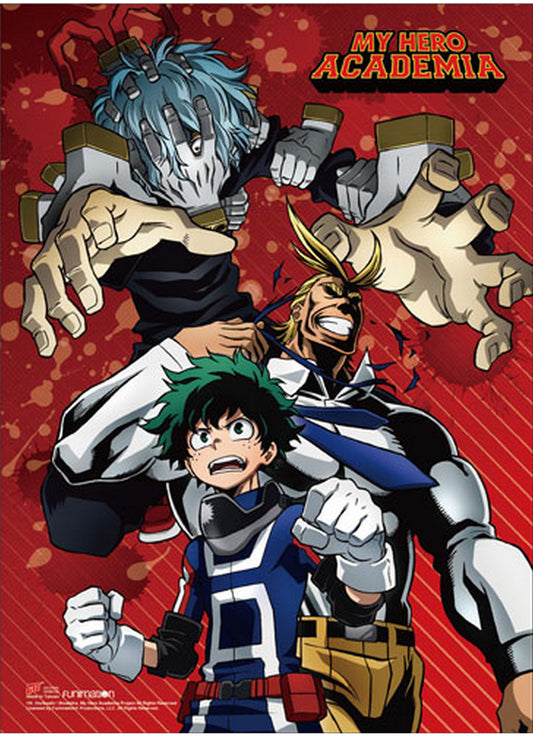 My Hero Academia - Group 3 Wall Scroll 31"W x 43"H