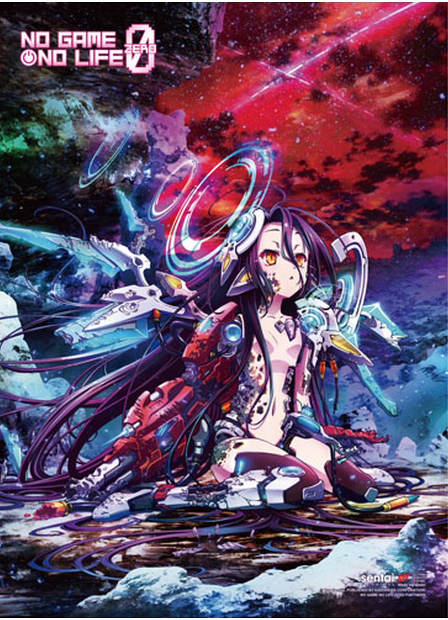 No Game No Life Zero - Key Art 1 Wall Scroll 31"W x 43"H