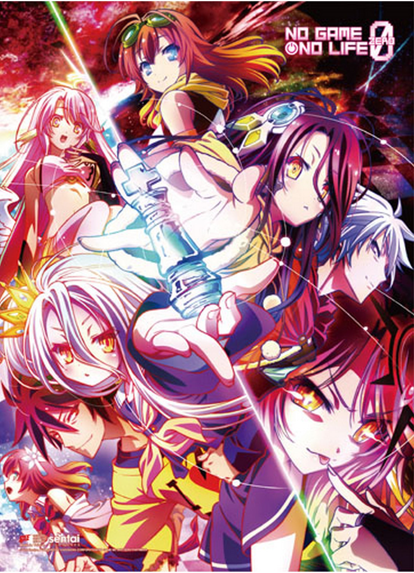No Game No Life Zero - Key Art 2 Wall Scroll 31"W x 43"H
