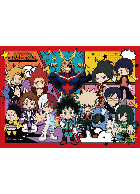 My Hero Academia - SD Character Group Wall Scroll 31"W x 43"H