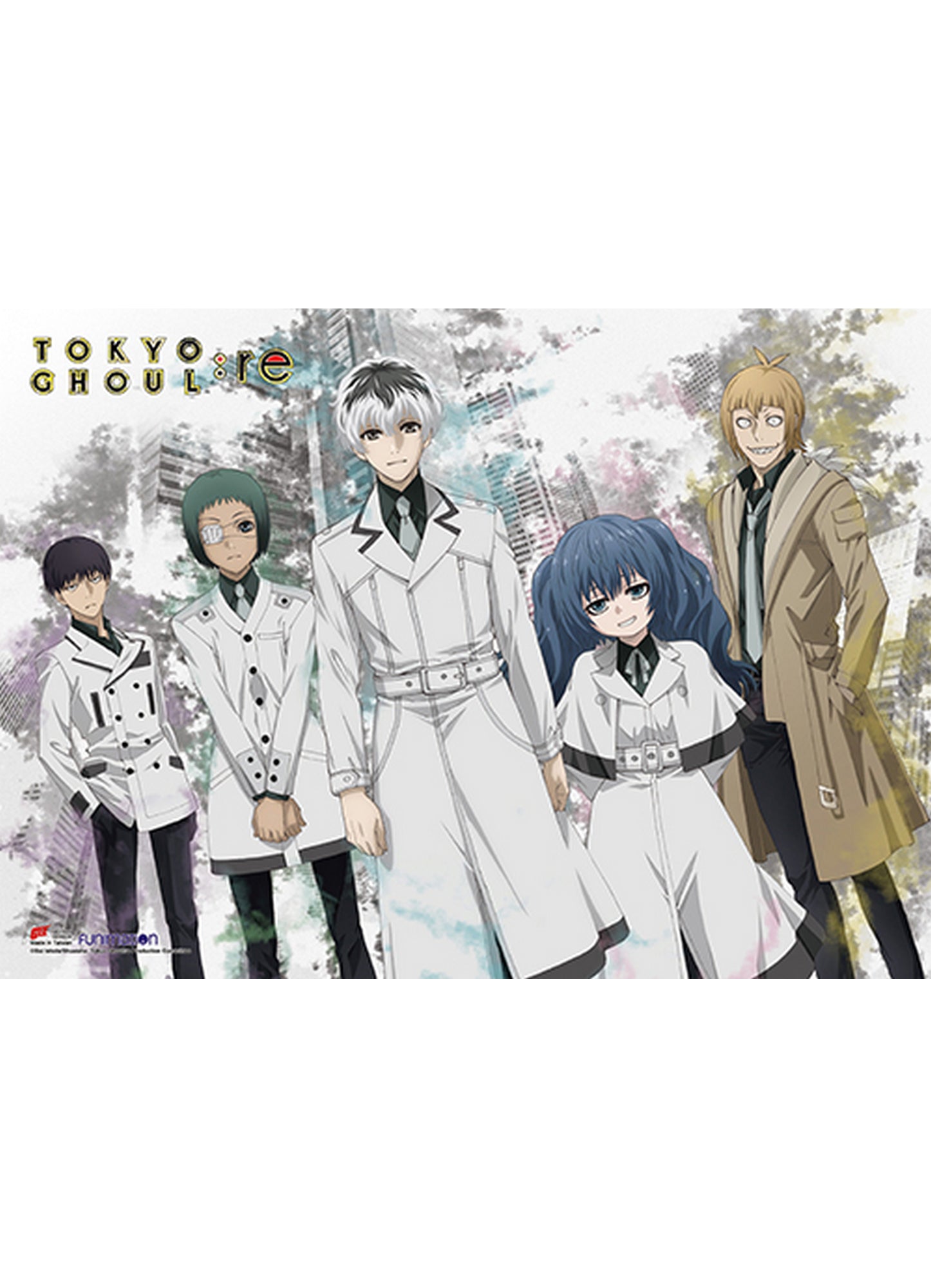 Tokyo Ghoul:re - Key Art 1 Wall Scroll 31"W x 43"H
