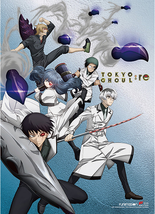 Tokyo Ghoul:re - Key Art 2 Wall Scroll 31"W x 43"H