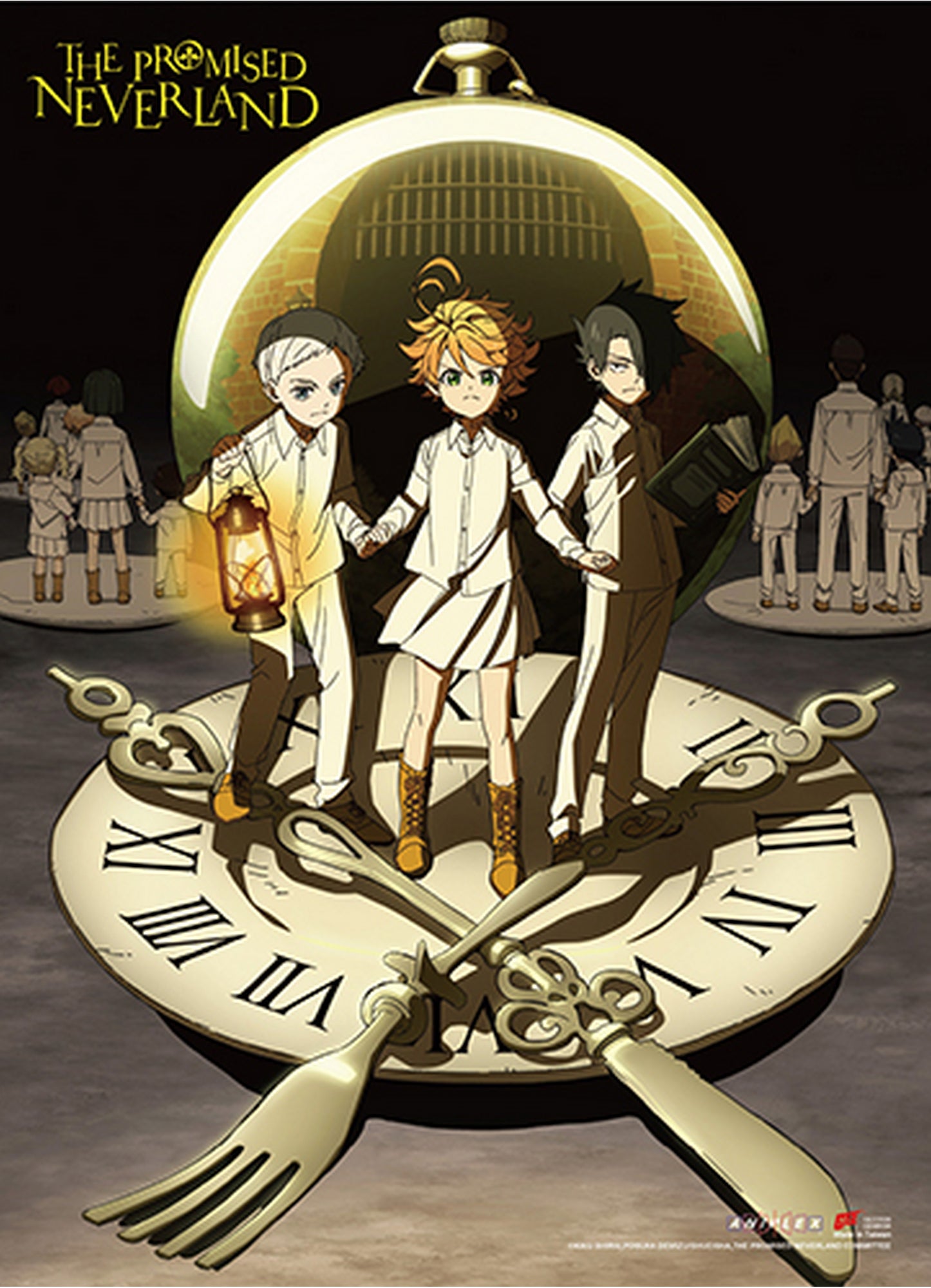 The Promised Neverland - Key Art Wall Scroll 31"W x 43"H