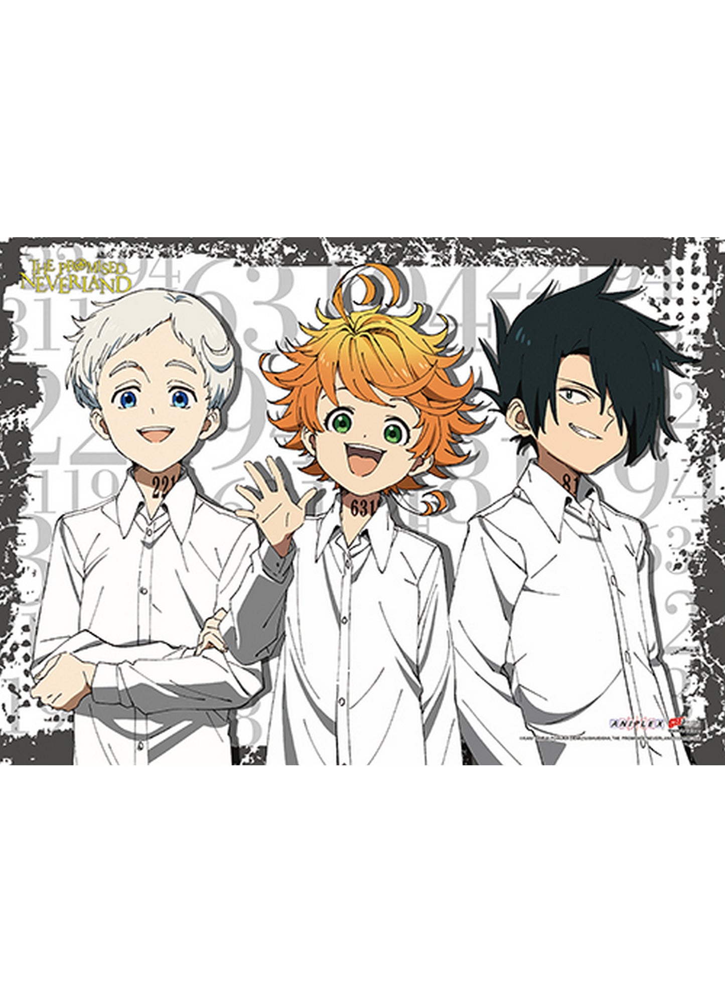 The Promised Neverland - Group Wall Scroll 31"W x 43"H
