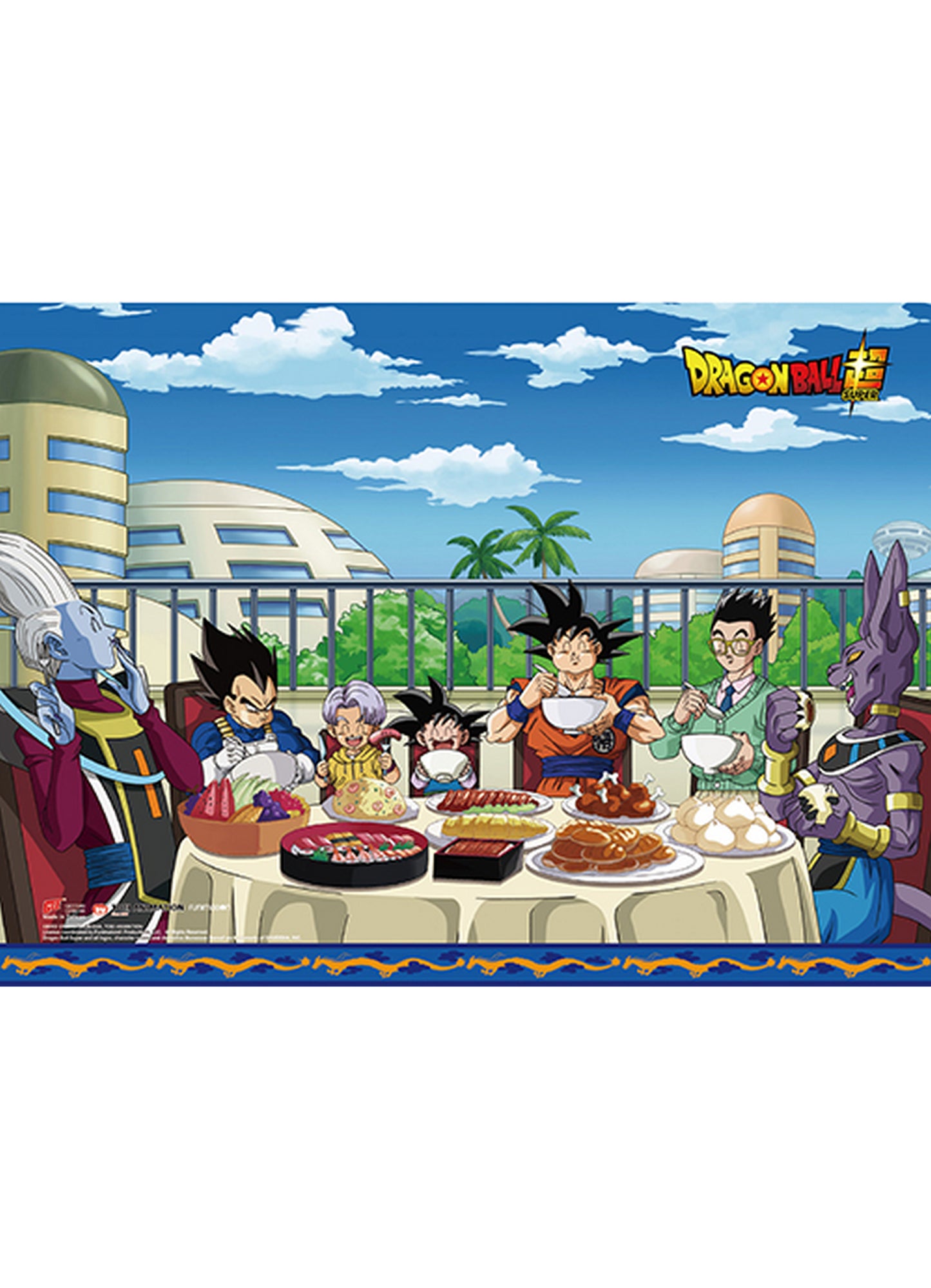Dragon Ball Super - Feast Group Wall Scroll 31"W x 43"H