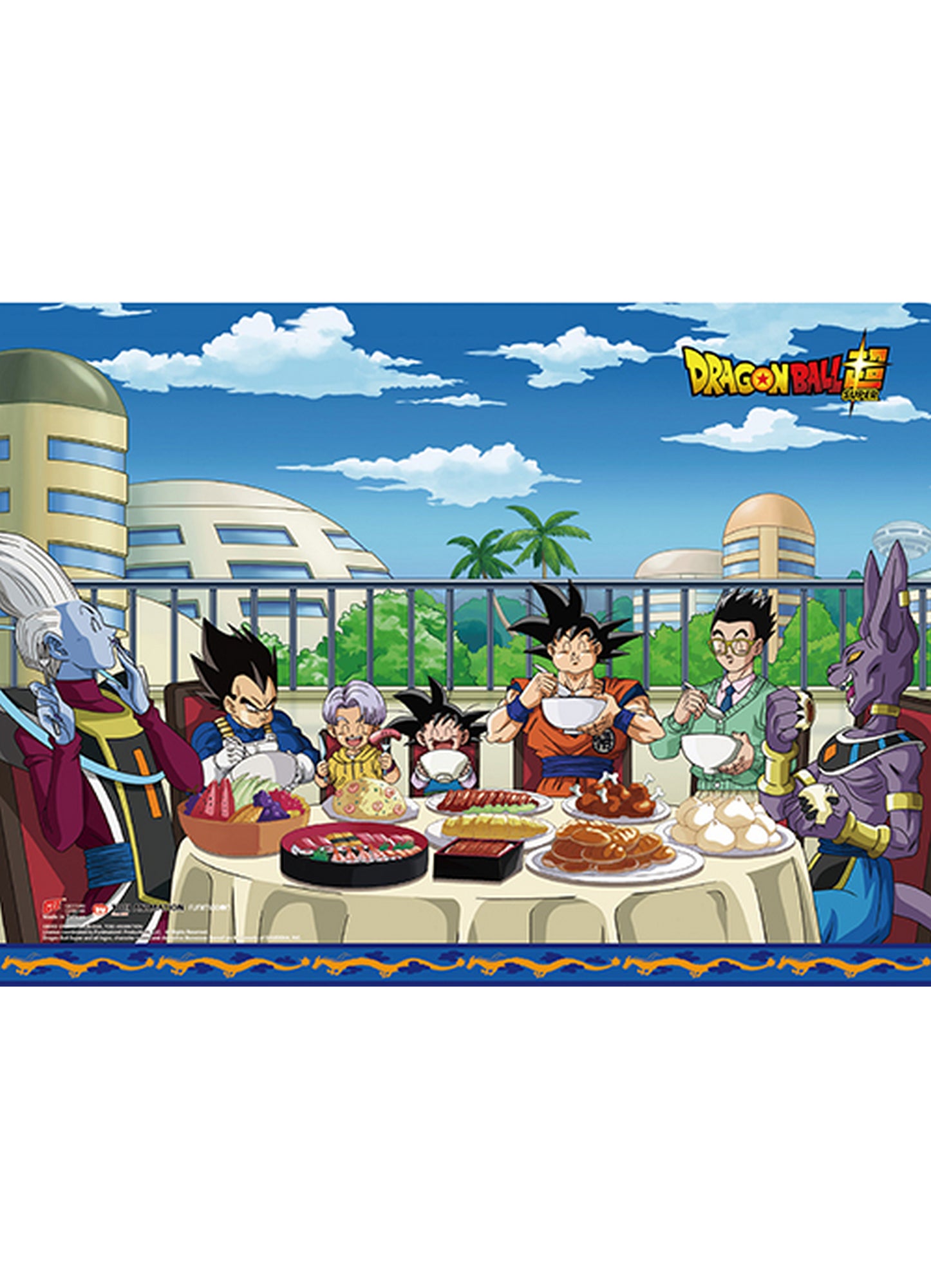 Dragon Ball Super - Feast Group Wall Scroll 31"W x 43"H