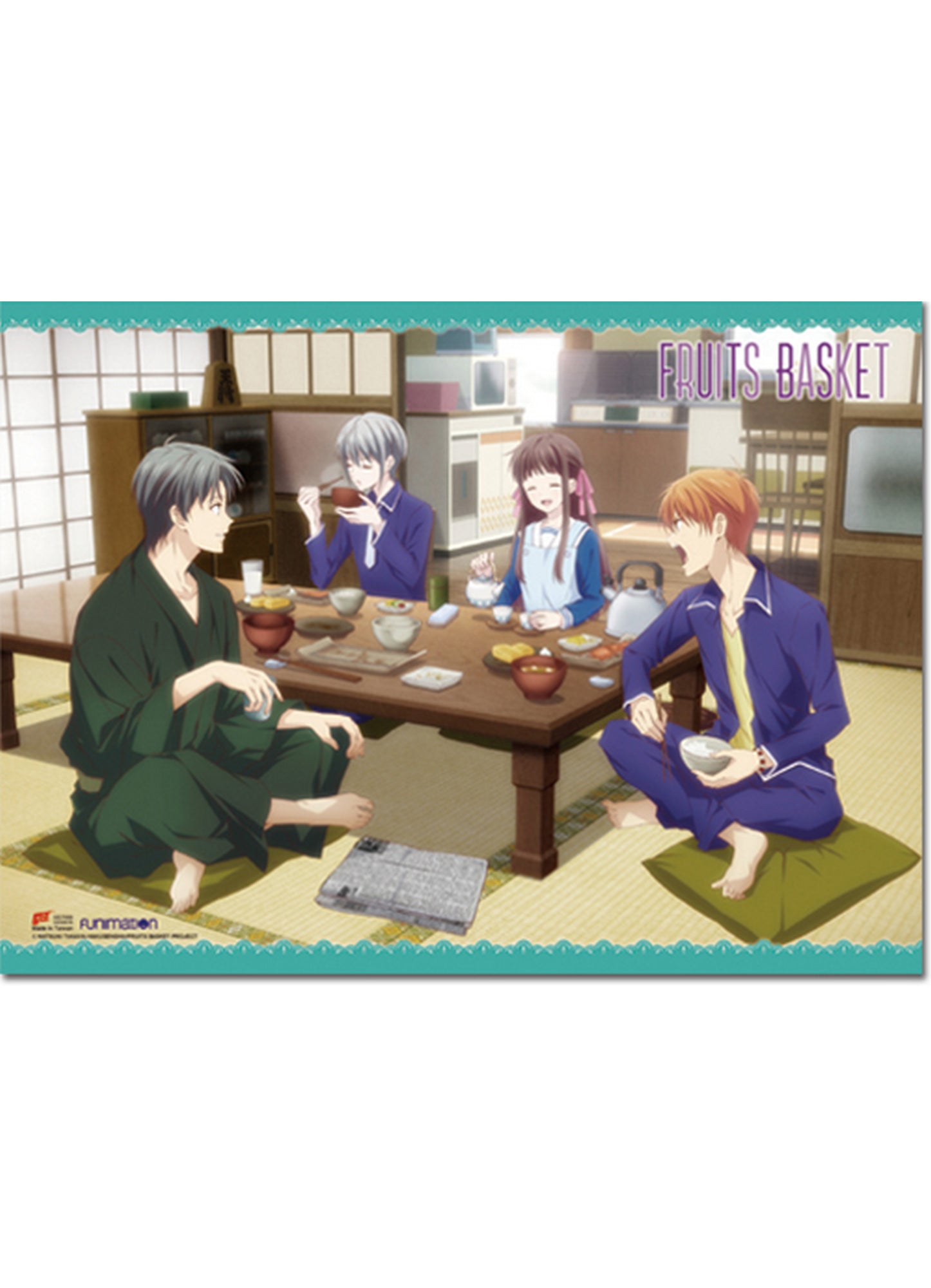 Fruits Basket - Key Art Dinner Time Wall Scroll 31"W x 43"H