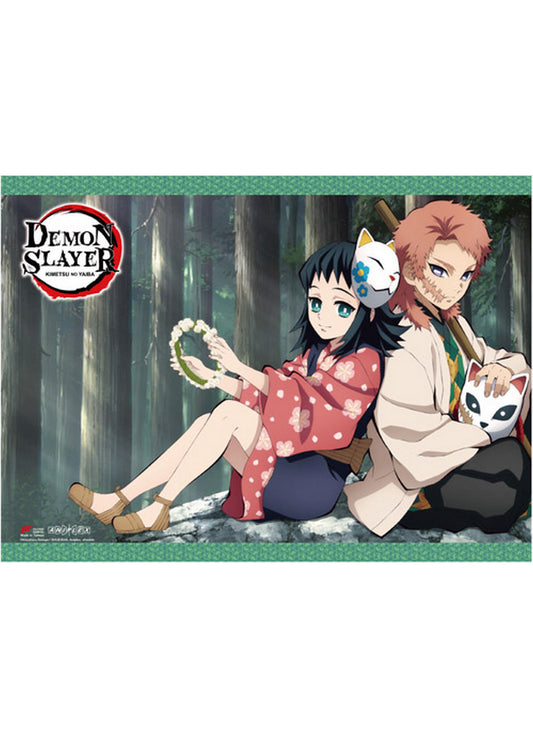 Demon Slayer - Sabito & Makomo Wall Scroll 31"W x 43"H