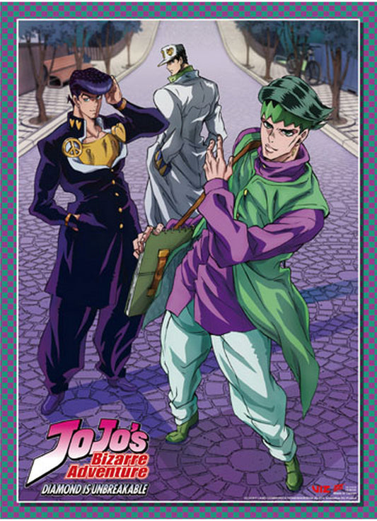 Jojos Bizarre Adventure S3 - Key Art Group #D Wall Scroll 31"W x 43"H