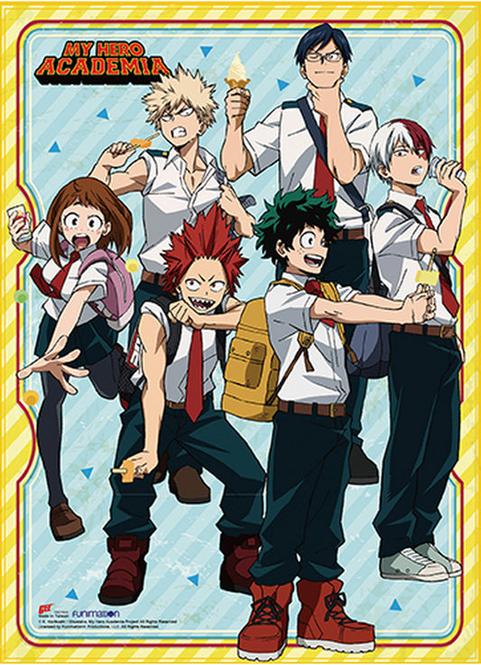 My Hero Academia S2 - Ice Cream Group Wall Scroll 31"W x 43"H