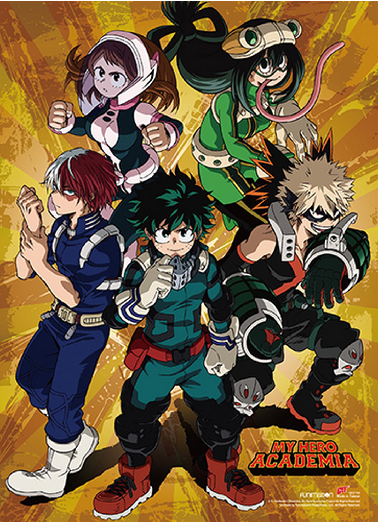 My Hero Academia S3 - Group Fight Wall Scroll 31"W x 43"H