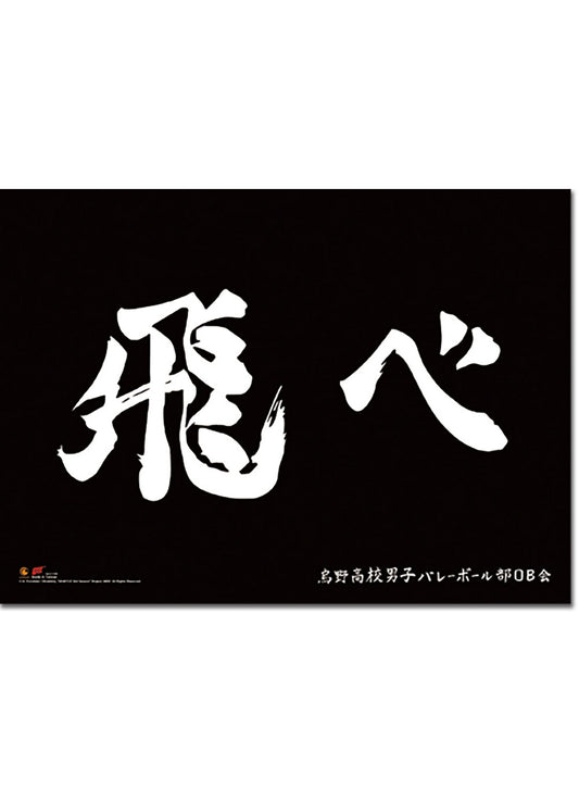 Haikyu S3 - Karasuno High Cheer Flag Wall Scroll 31"W x 43"H