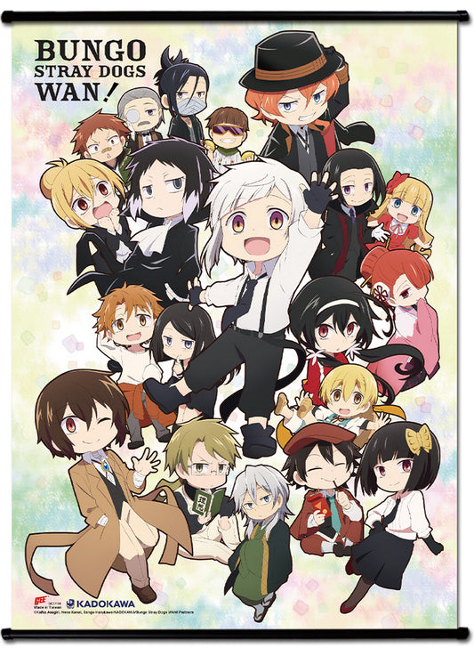 Bungo Stray Dogs Wan! - Key Art Wall Scroll 31"W x 43"H