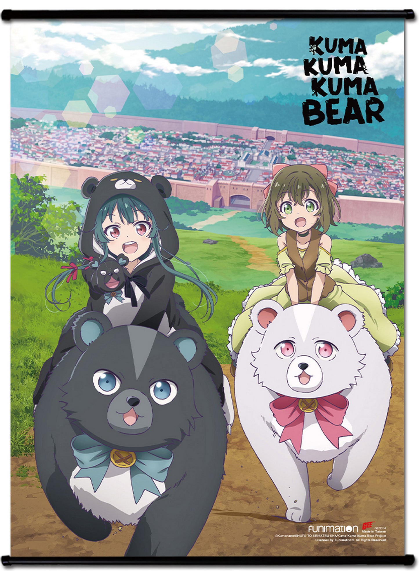 Kuma Kuma Kuma Bear - Key Art Wall Scroll 31"W x 43"H