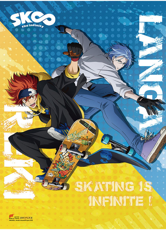 Sk8 The Infinity - Reki & Langa Group #A Wall Scroll 31"W x 43"H
