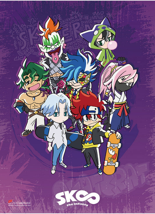 Sk8 The Infinity - SD Group #A Wall Scroll 31"W x 43"H
