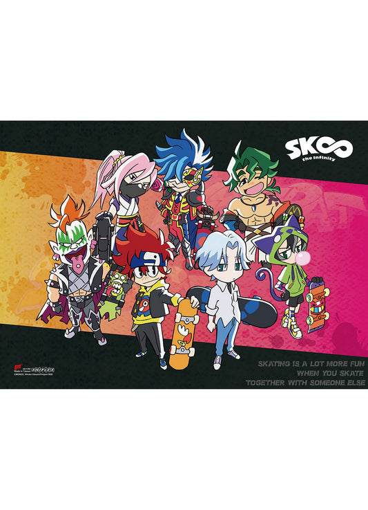 Sk8 The Infinity - SD Group #B Wall Scroll 31"W x 43"H