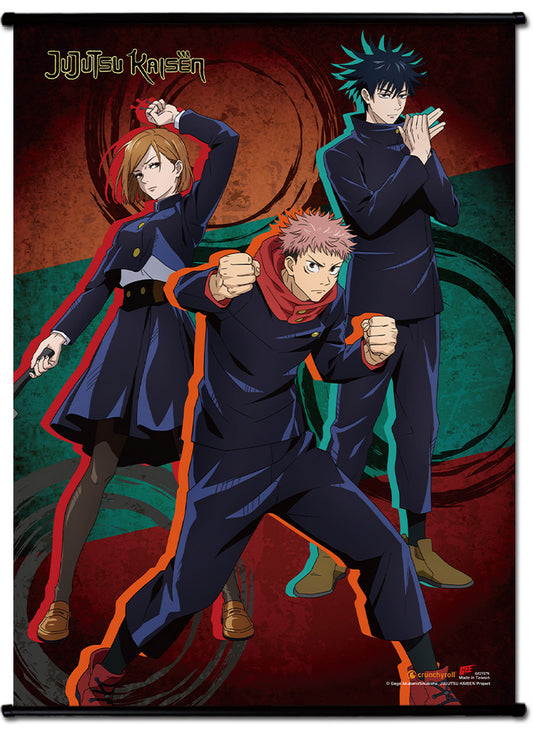 Jujutsu Kaisen - Character Group 01 Wall Scroll 31"W x 43"H