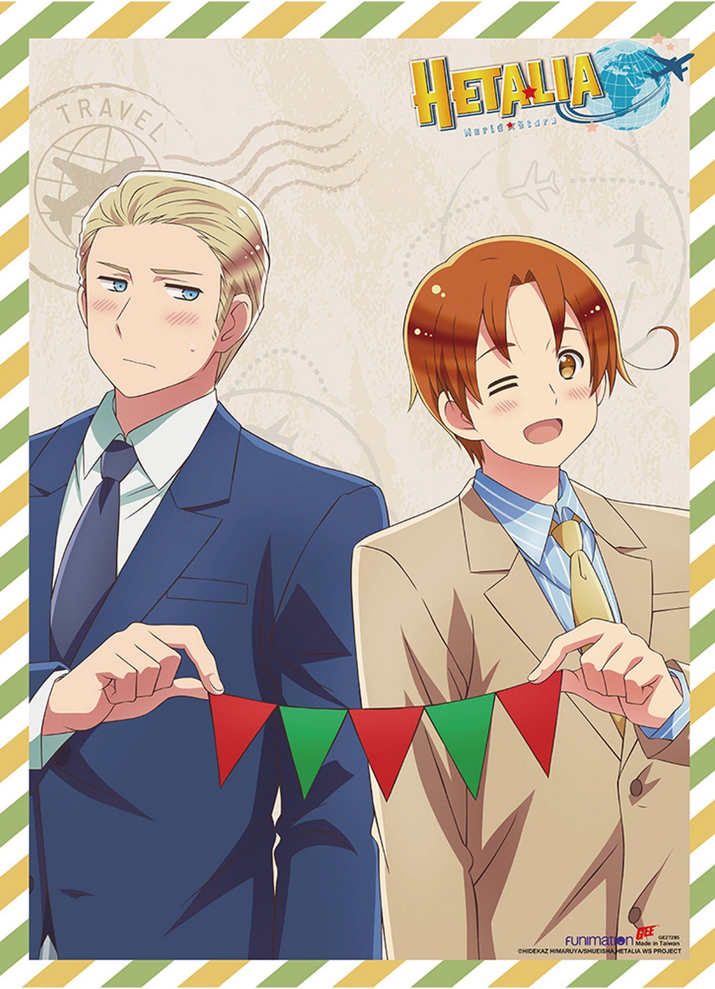 Hetalia Season 7 - Italy & Germany Group 01 Wall Scroll 31"W x 43"H