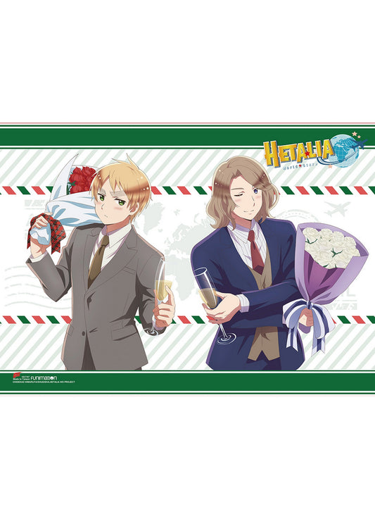 Hetalia Season 7 - England & France Group 01 Wall Scroll 31"W x 43"H