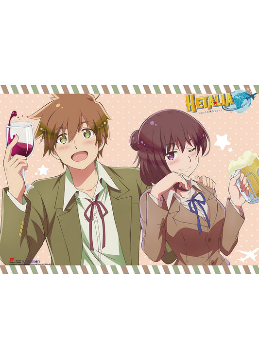 Hetalia Season 7 - Czech Republic & Slovakia Group 01 Wall Scroll 31"W x 43"H