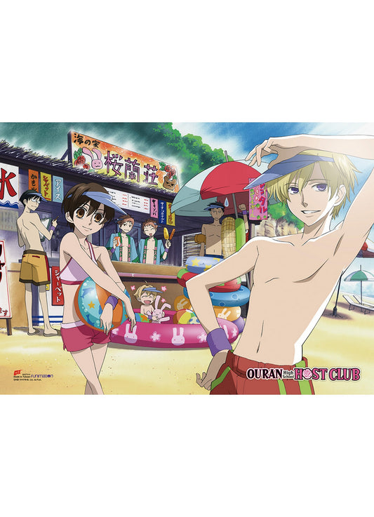 Ouran High School Host Club - Ouran Group 3 Wall Scroll 31"W x 43"H