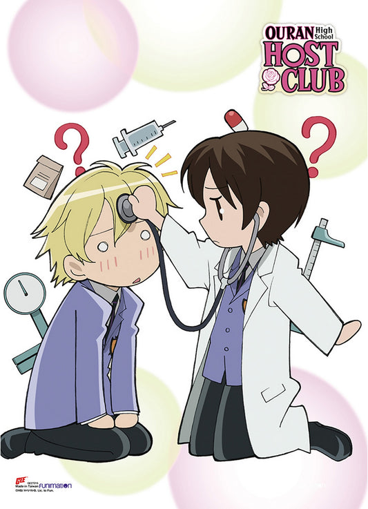 Ouran High School Host Club - Haruhi Fujioka & Tamaki Suoh 01 Wall Scroll 31"W x 43"H