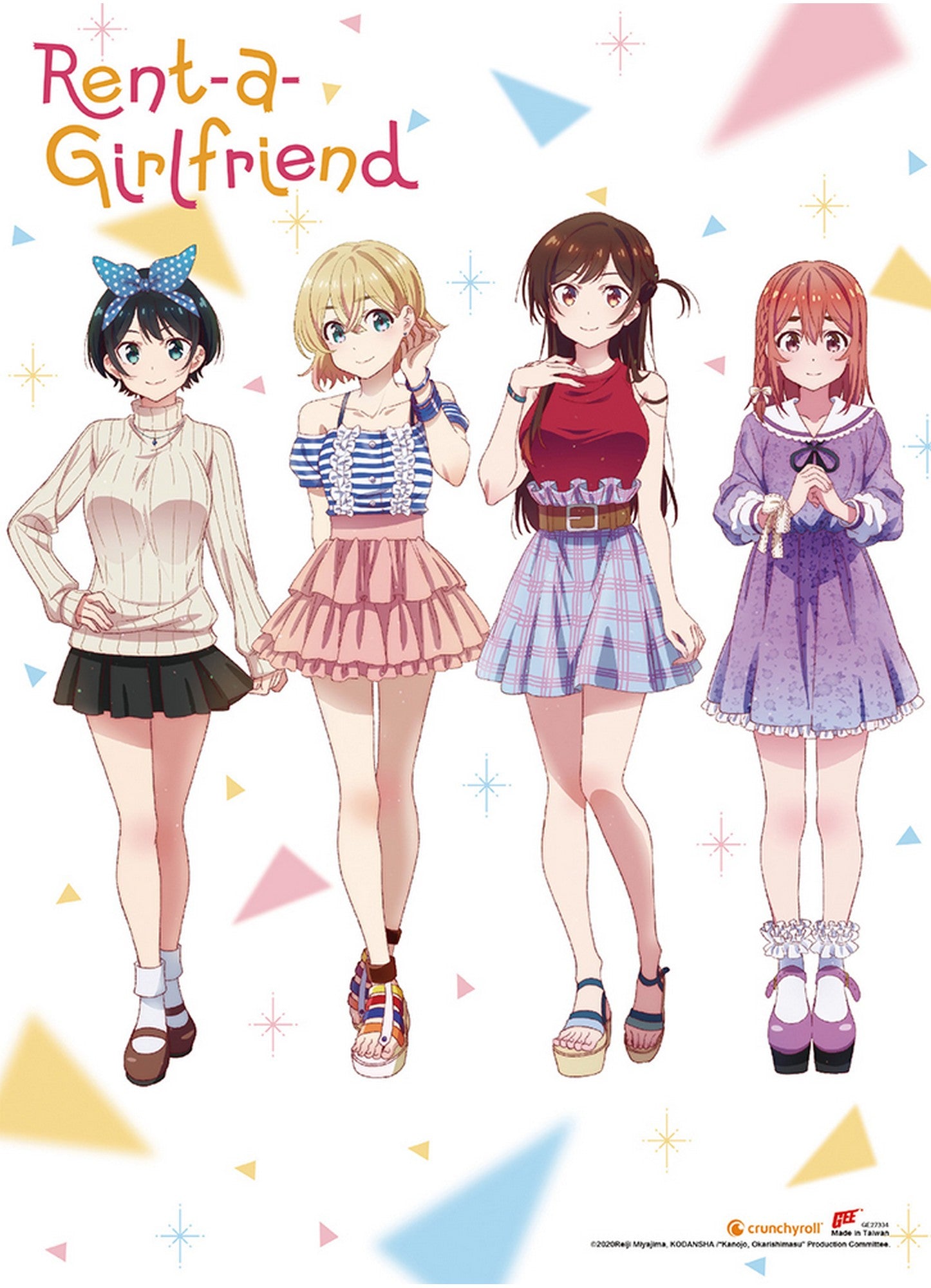 Rent A Girlfriend S1 - Key Art Wall Scroll 31"W x 43"H