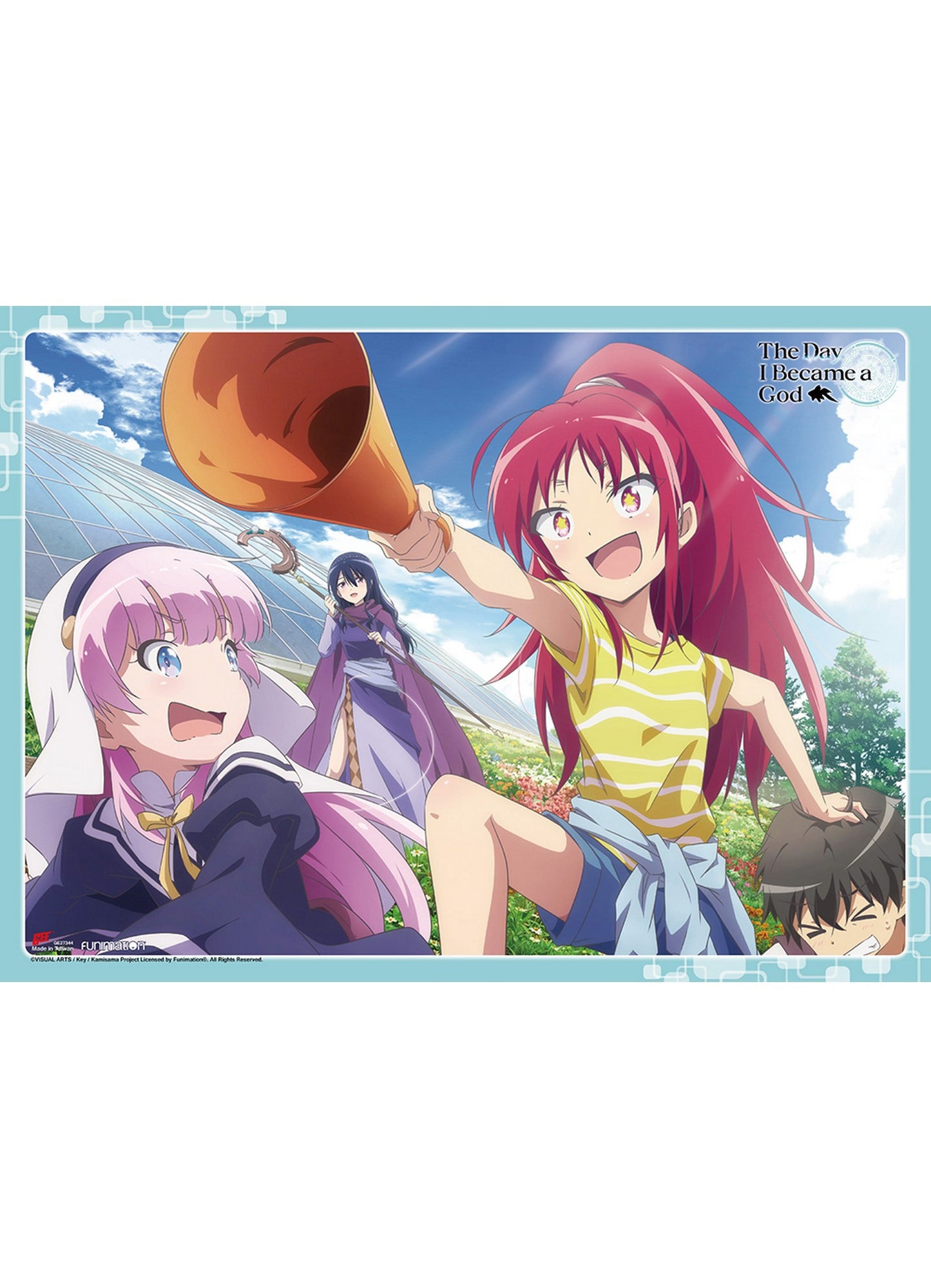 The Day I Became A God - Dynamic Group Wall Scroll 31"W x 43"H