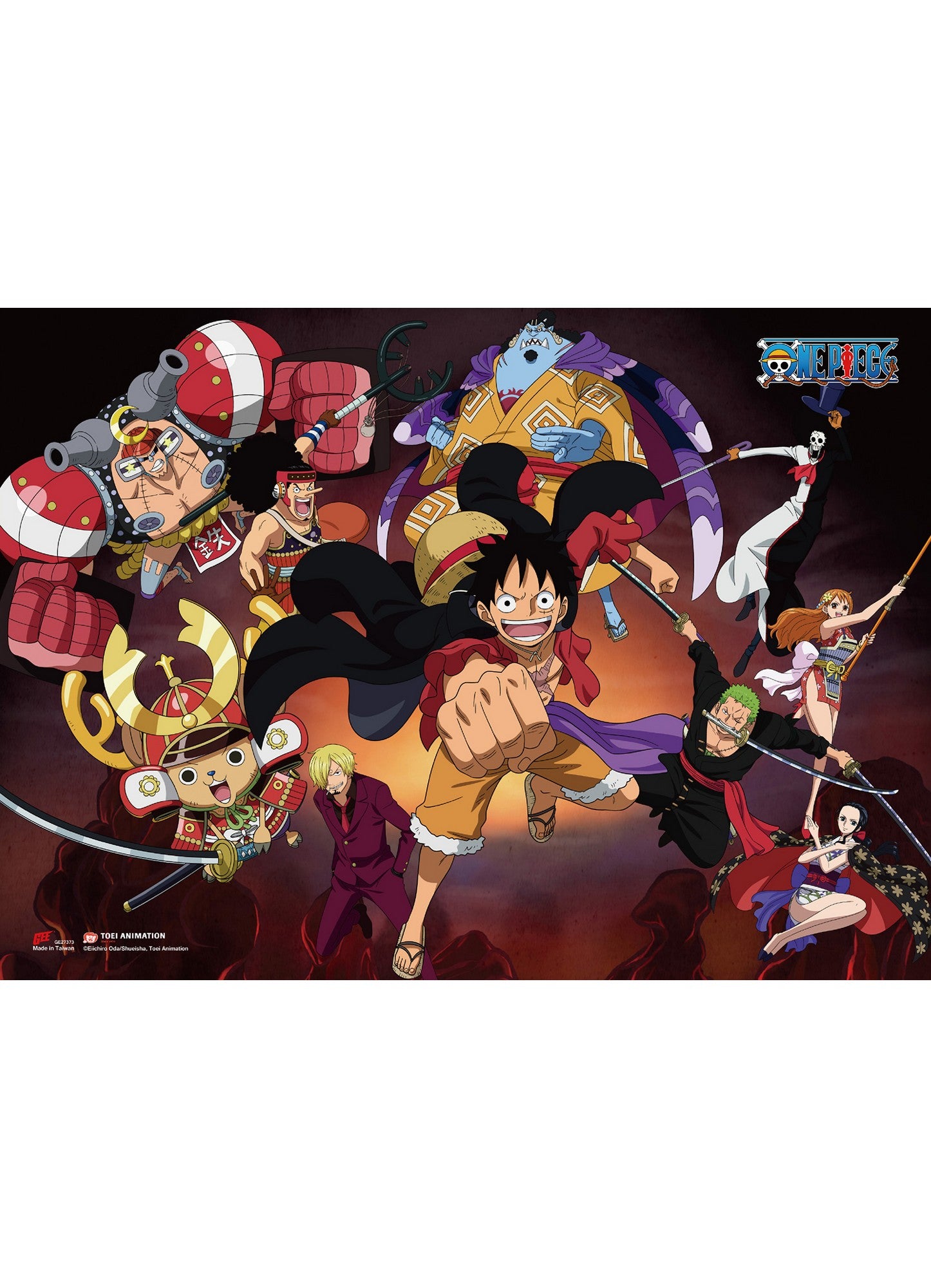 One Piece - Wano Country Group 06 Wall Scroll 31"W x 43"H
