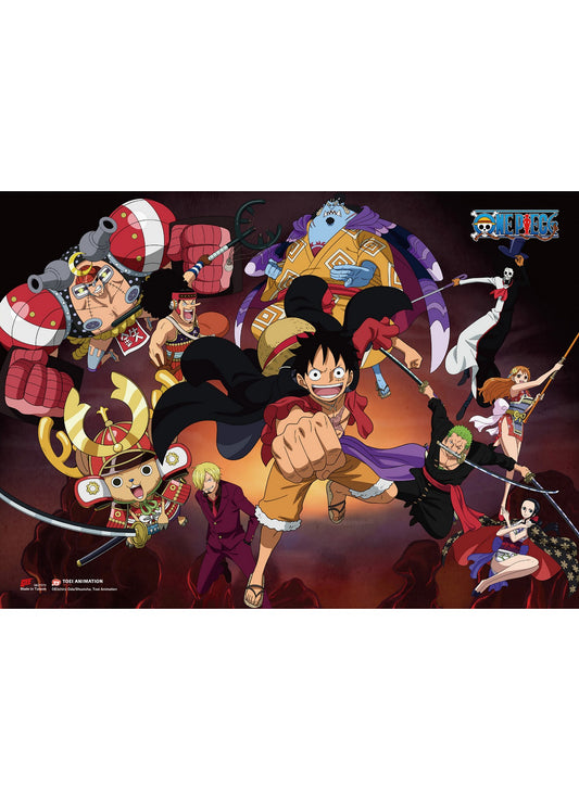 One Piece - Wano Country Group 06 Wall Scroll 31"W x 43"H