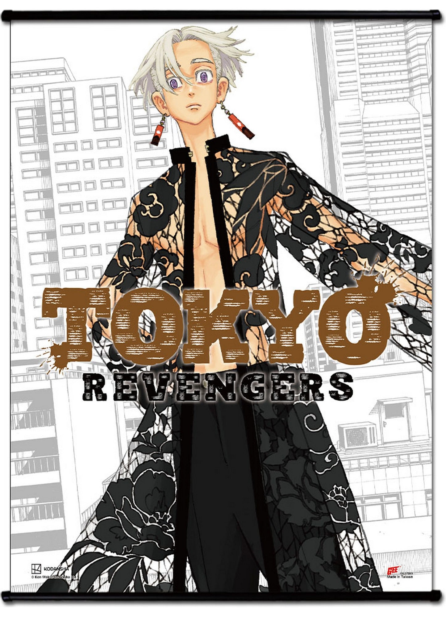 Tokyo Revengers - Cover Art #17 Wall Scroll 31"W x 43"H