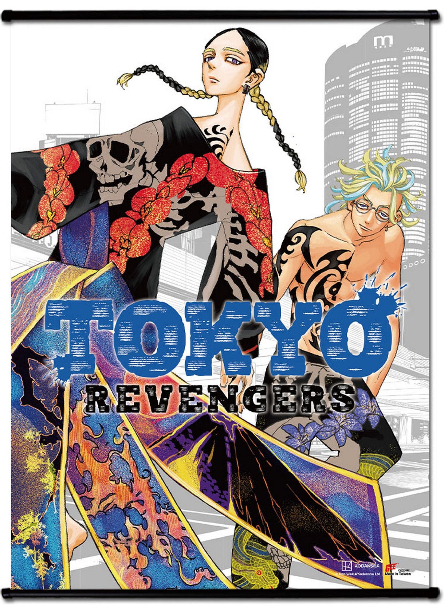 Tokyo Revengers - Cover Art #19 Wall Scroll 31"W x 43"H