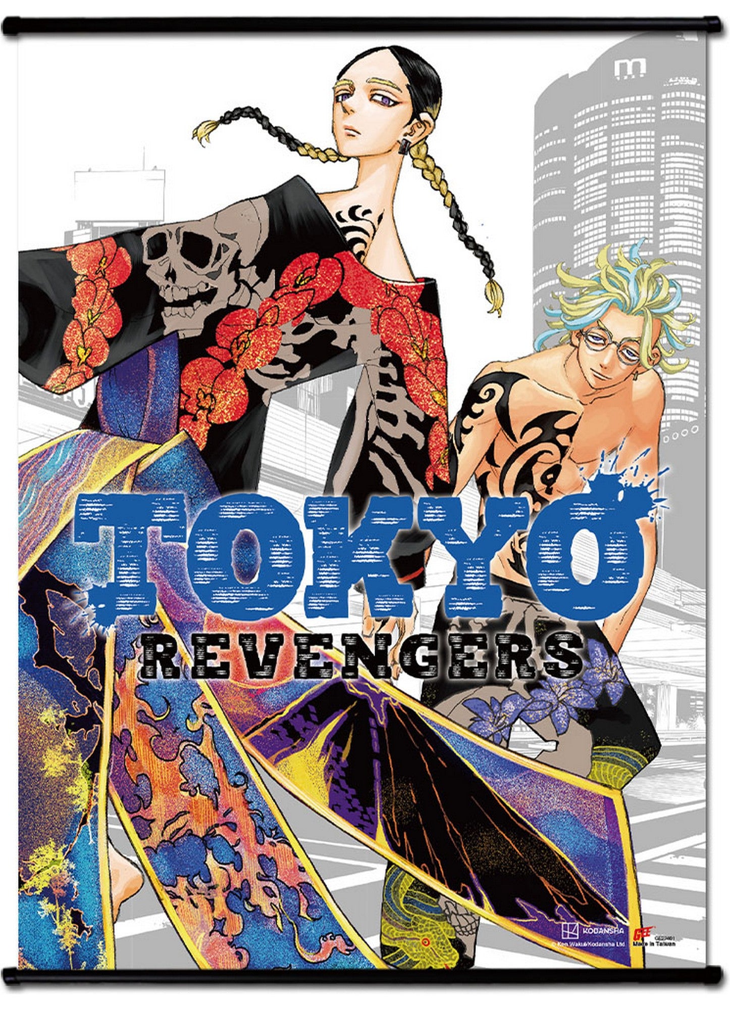 Tokyo Revengers - Cover Art #19 Wall Scroll 31"W x 43"H