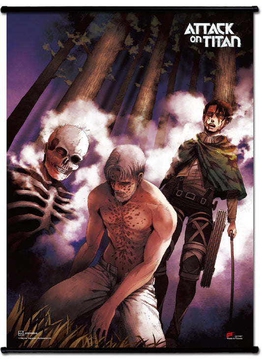 Attack On Titan Manga - Brutal Wall Scroll 31"W x 43"H