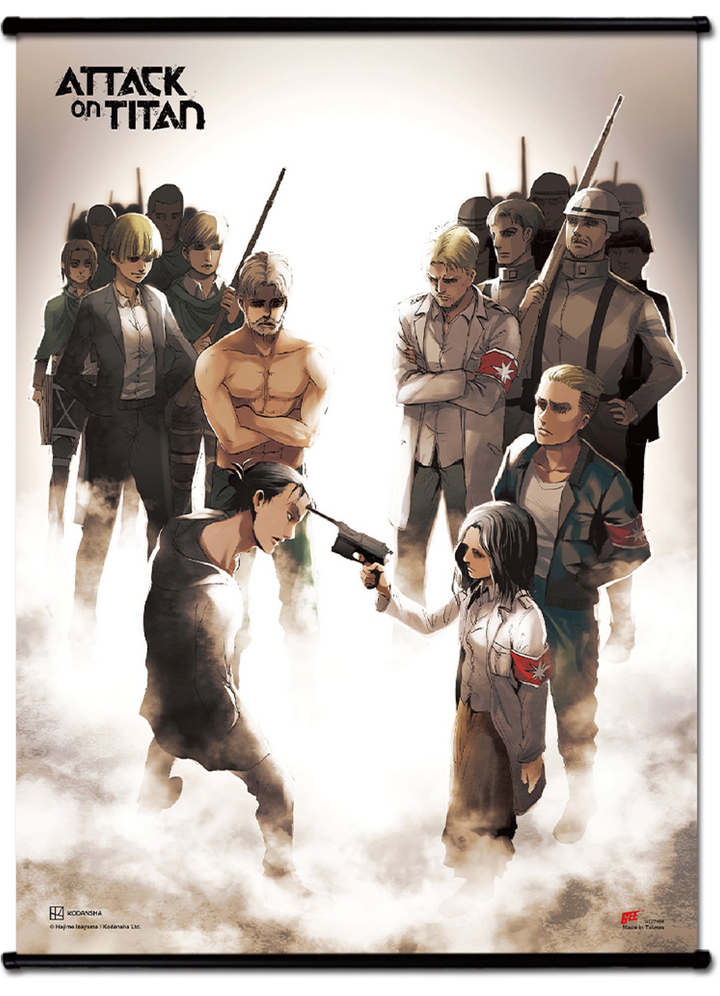 Attack On Titan Manga - Conviction Wall Scroll 31"W x 43"H