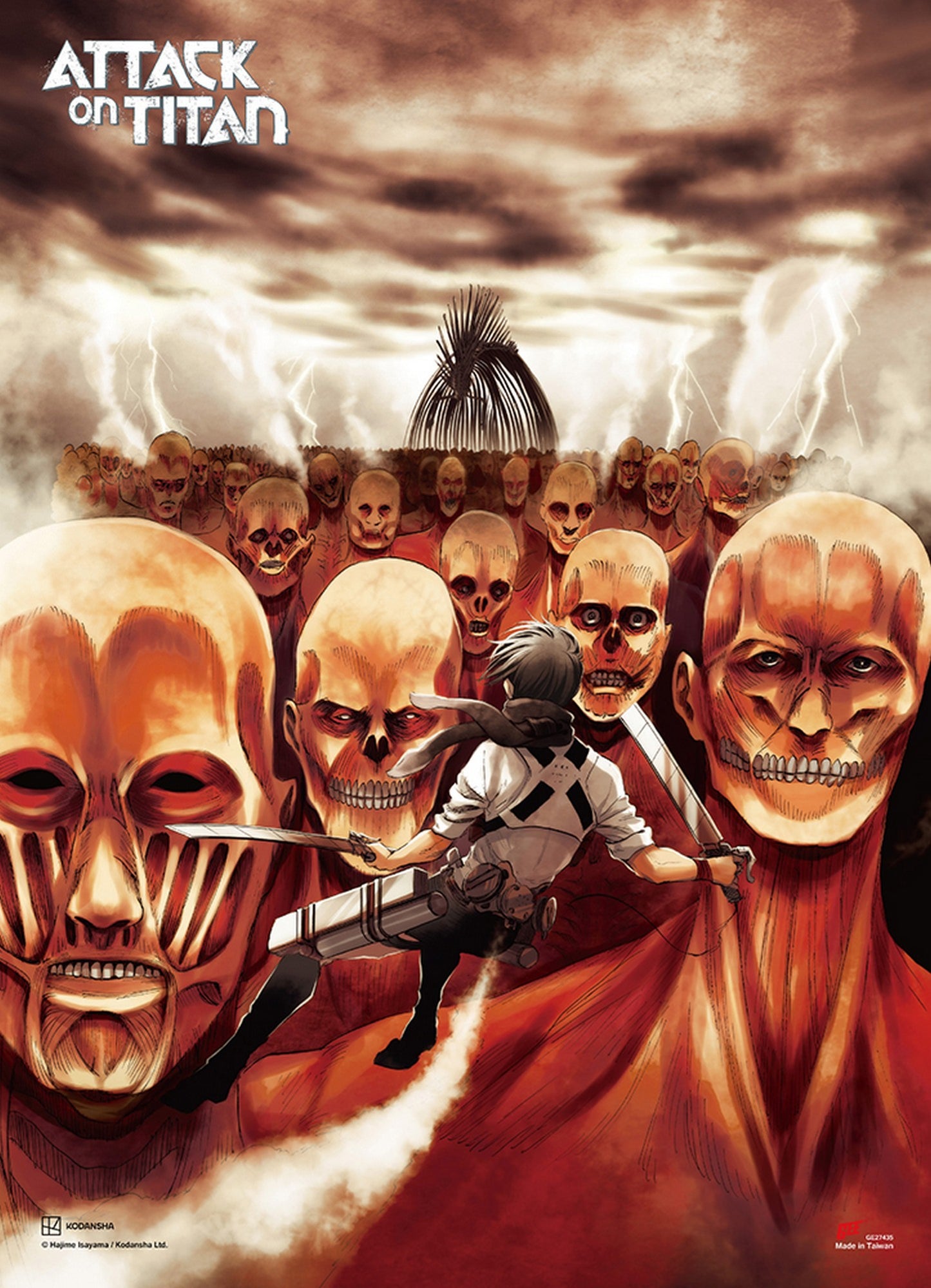 Attack On Titan Manga - Cover Art #31 Wall Scroll 31"W x 43"H