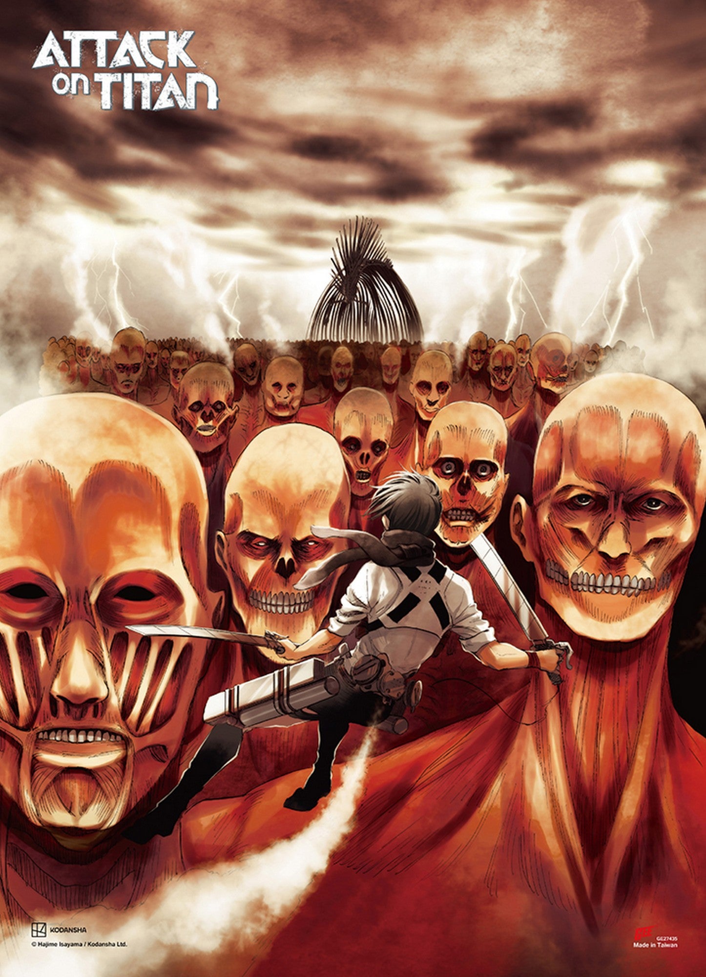 Attack On Titan Manga - Cover Art #31 Wall Scroll 31"W x 43"H