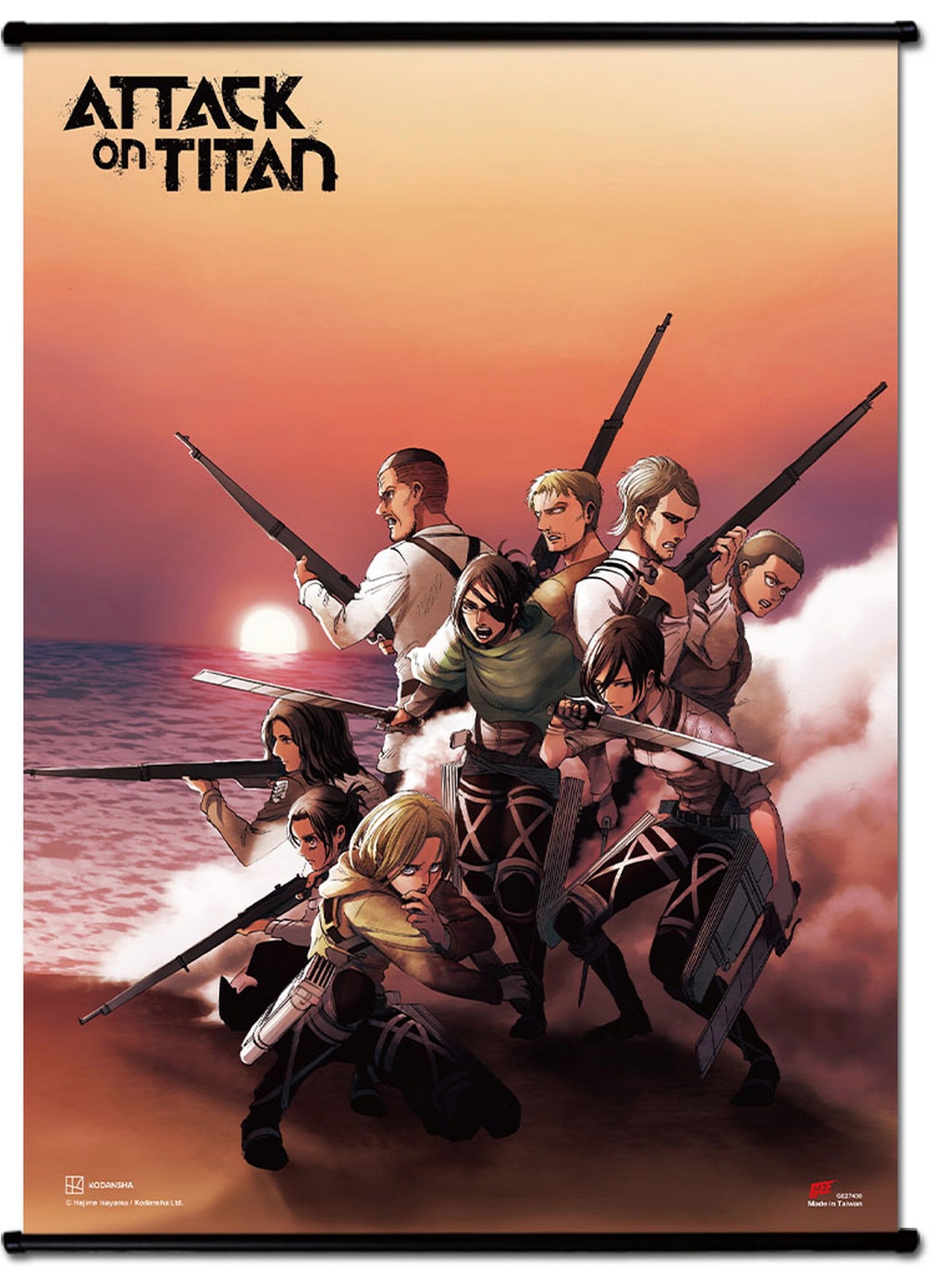 Attack On Titan Manga - Cover Art #32 Wall Scroll 31"W x 43"H