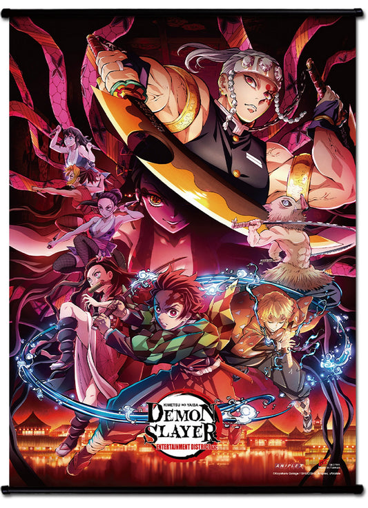 Demon Slayer TV2 - Entertainment District Arc Tengen Uzui Group Wall Scroll
