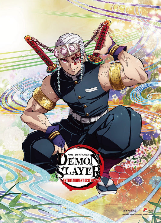 Demon Slayer TV2 - Entertainment District Arc Tengen Uzui Wall Scroll