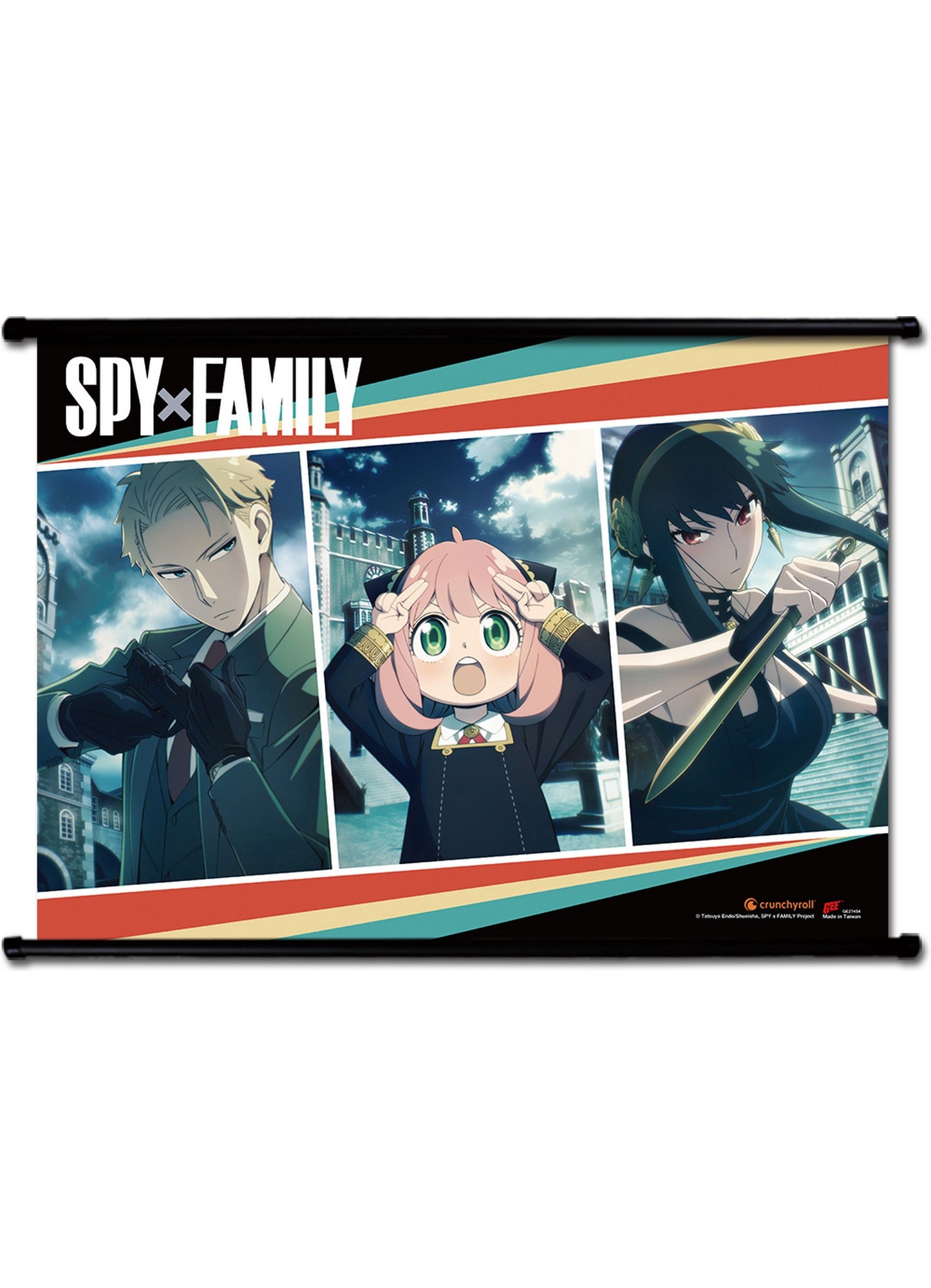 Spy X Family - Group Cool Style Wall Scroll 31"W x 43"H