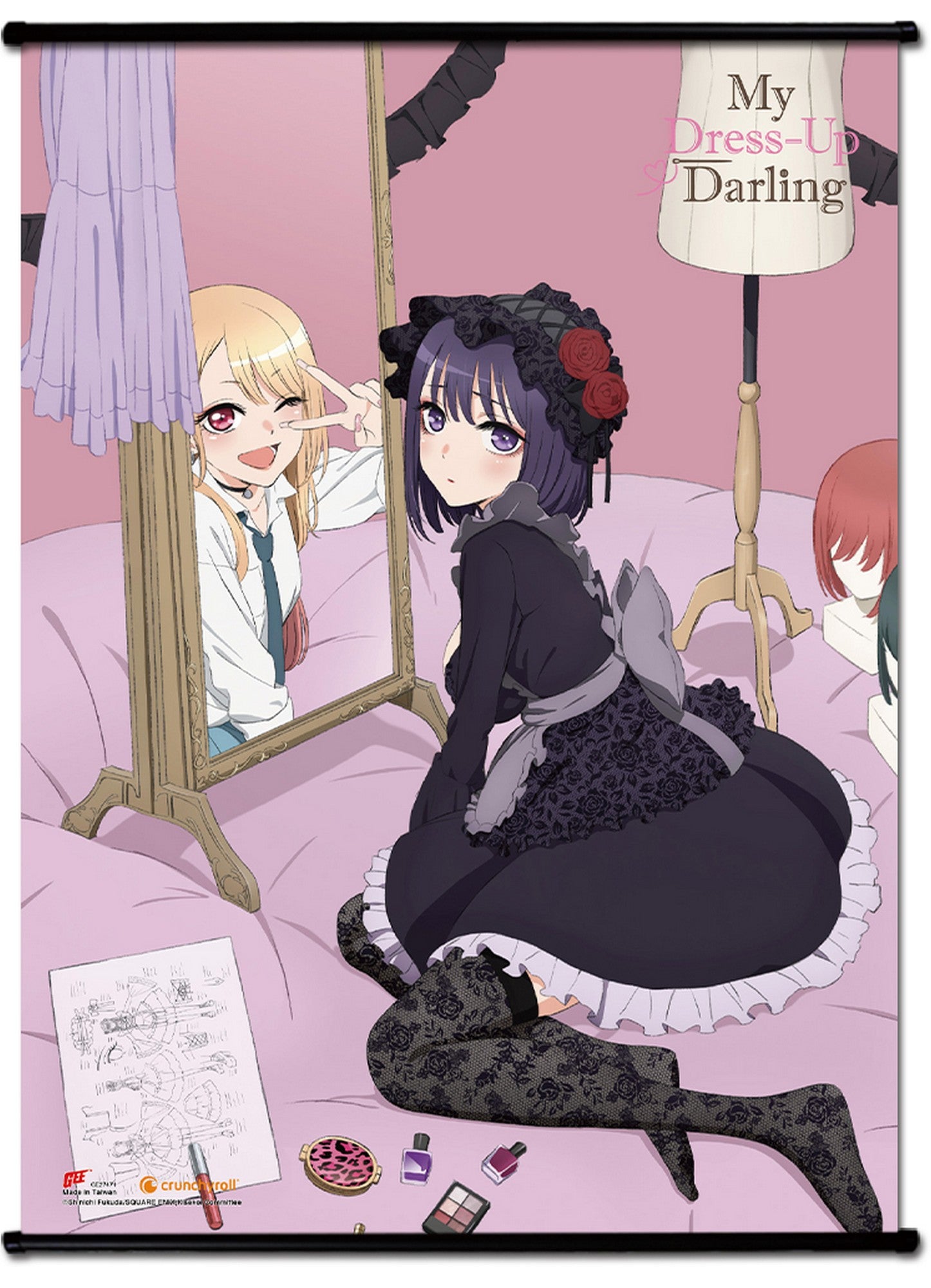 My Dress-Up Darling - Marin Kitagawa #A Wall Scroll 18.5"W x 25.2"H