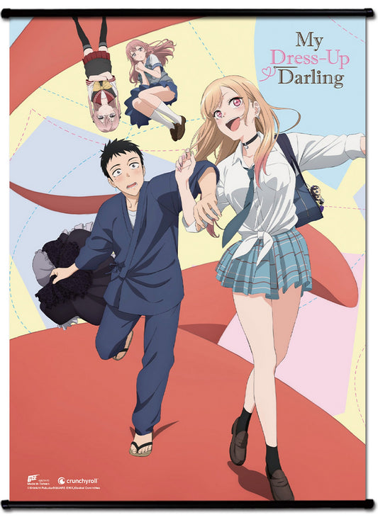 My Dress-Up Darling - Marin Kitagawa Group Wall Scroll 18.5"W x 25.2"H