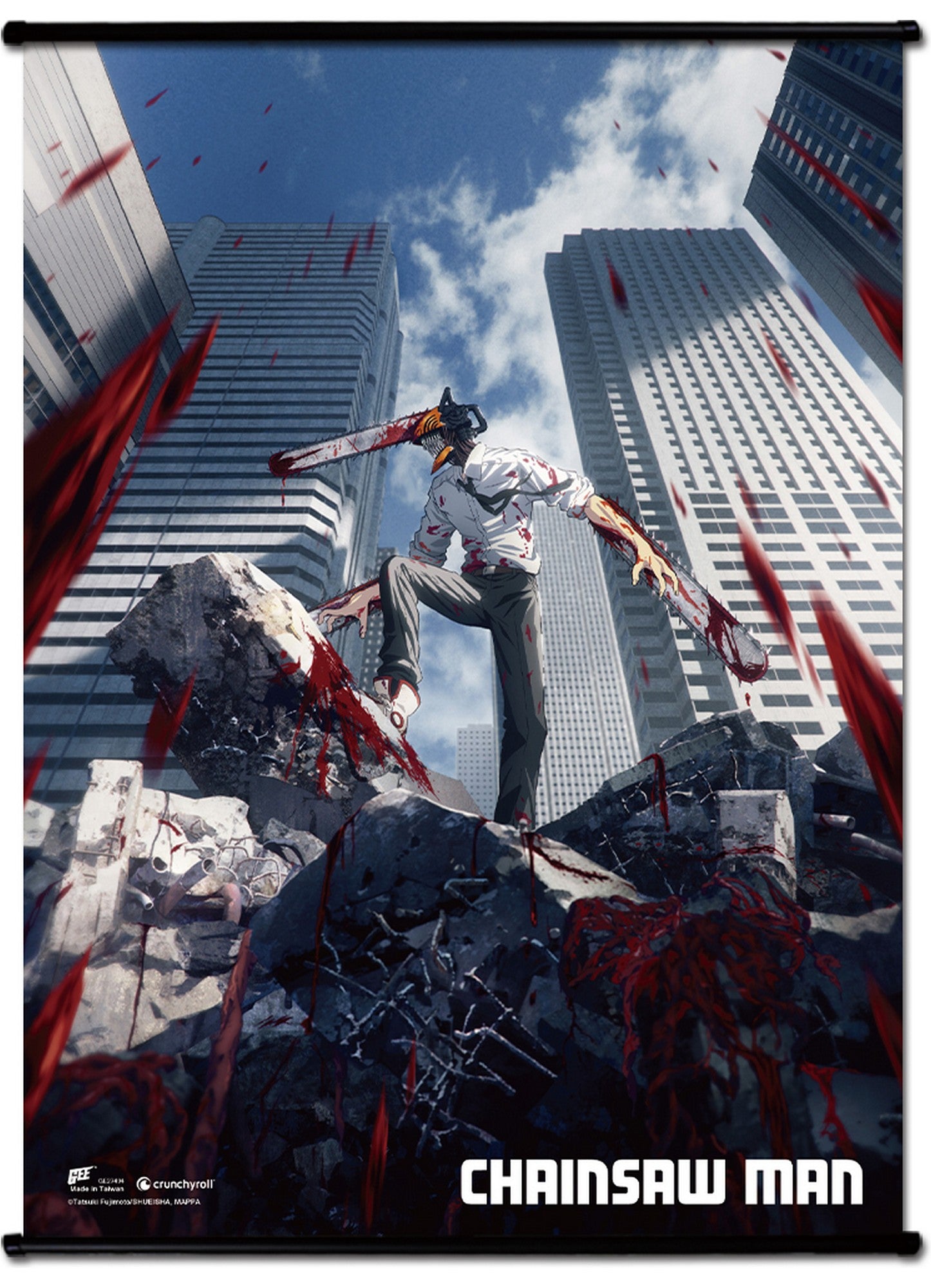 Chainsaw Man - Chainsaw Man Key Visual Wall Scroll 31"W x 43"H