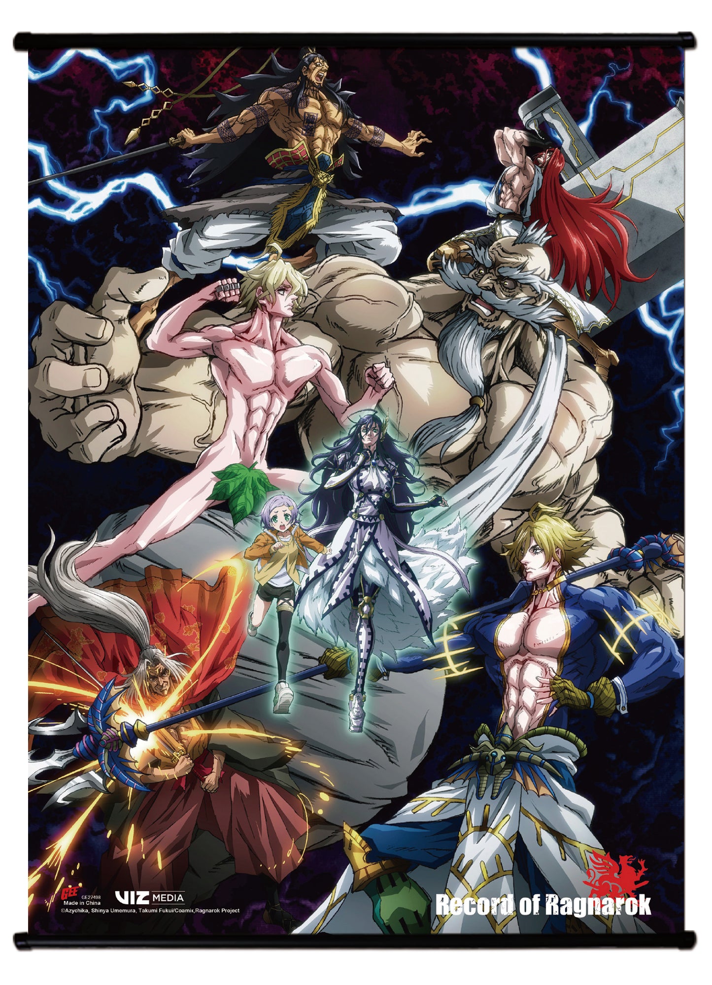 Record Of Ragnarok - Key Visual 2 Wall Scroll 31"W x 43"H