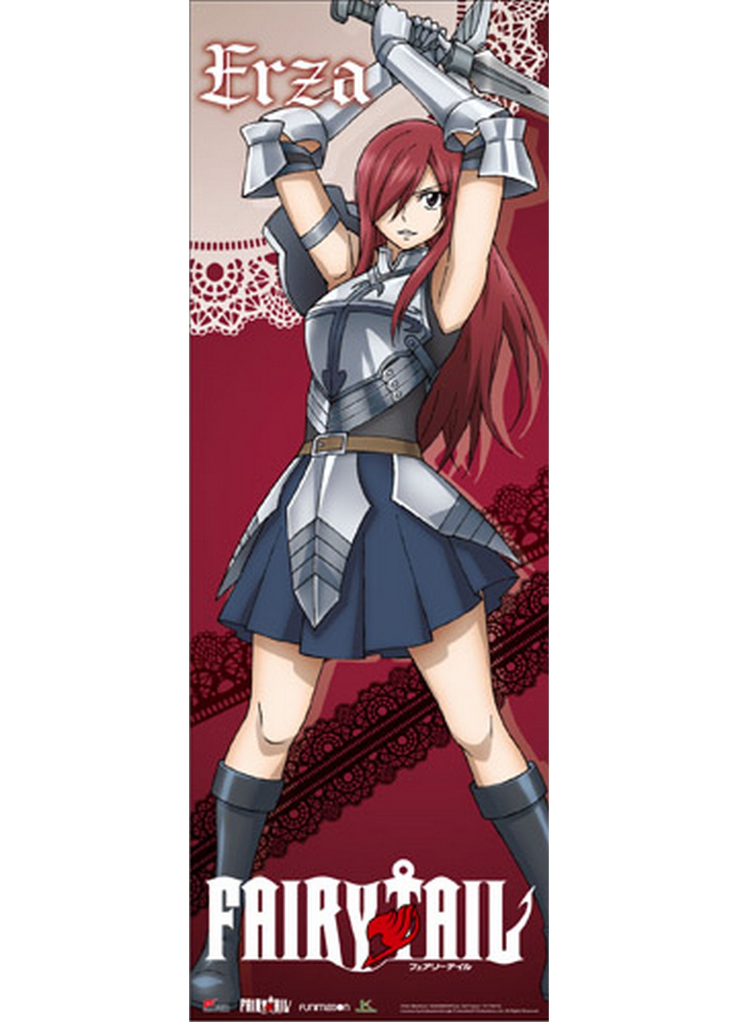 Fairy Tail S8 - Erza Scarlet Human Size Wall Scroll 23.5"W x 67"H