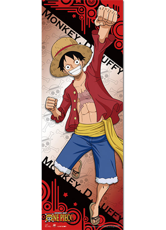 One Piece - Monkey D. Luffy 2017 Human Size Se Wall Scroll 23.5"W x 67"H