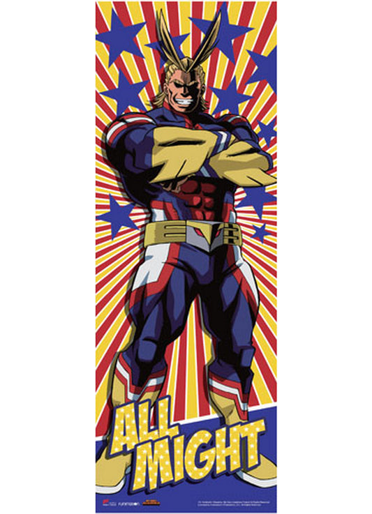 My Hero Academia - All Might Human Size Se Wall Scroll 23.5"W x 67"H
